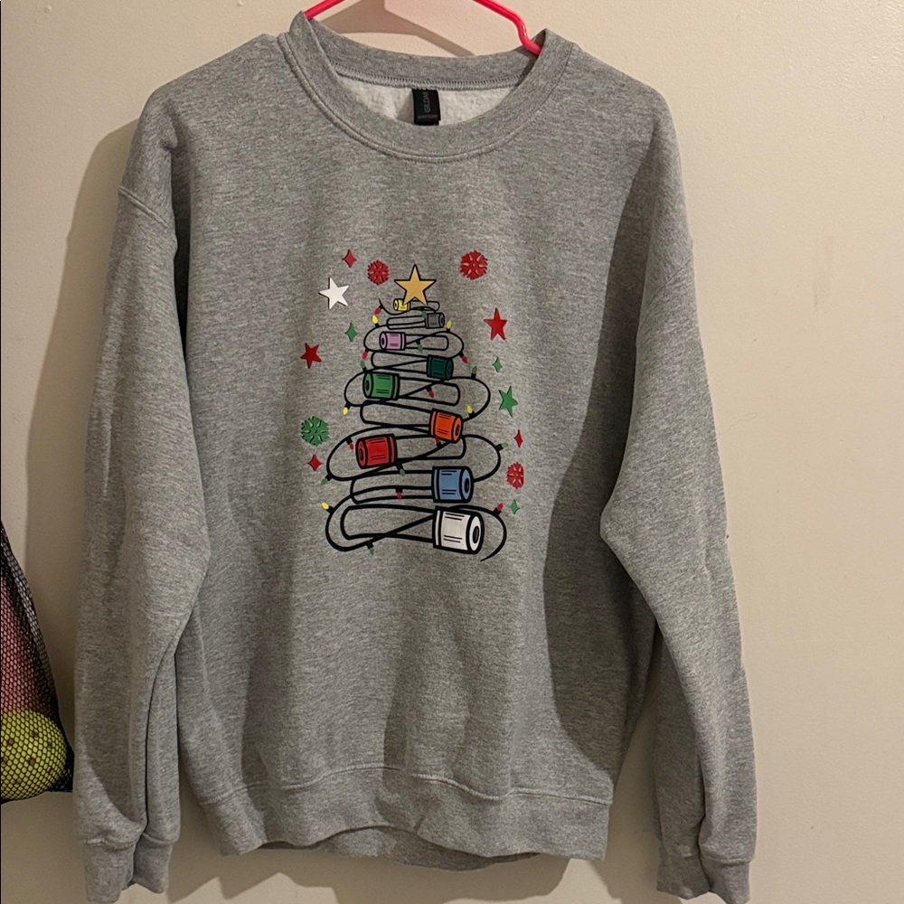 Phlebotomy Christmas tree size Medium Crewneck